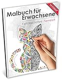 Malbuch für Erwachsene: Fantastisches Tierreich (Kleestern®, A4 Format, 40+ Motive) (A4 Malbuch für Erwachsene, Band 19)